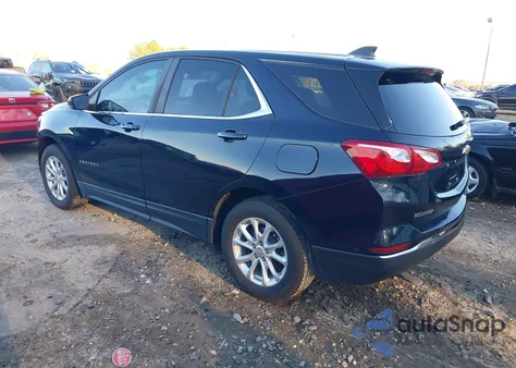 2021 Chevrolet Equinox Fwd Lt из США, поврежденный, VIN 3GNAXKEV3MS107940